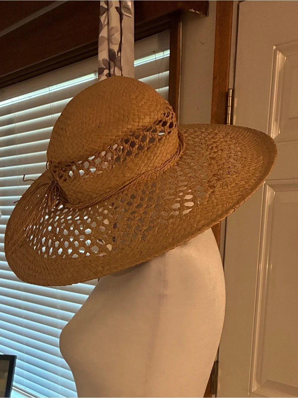 torrid Woven Straw Wide-Brim Hat in Natural Tan
